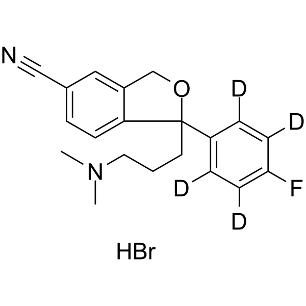Citalopram-d4 hydrobromide (Citalopram-d4 (bromide)) 1219803-58-3